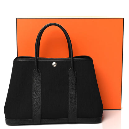 Hermes Toile Militaire Negonda Garden Party 30 TPM Black 10 of 10