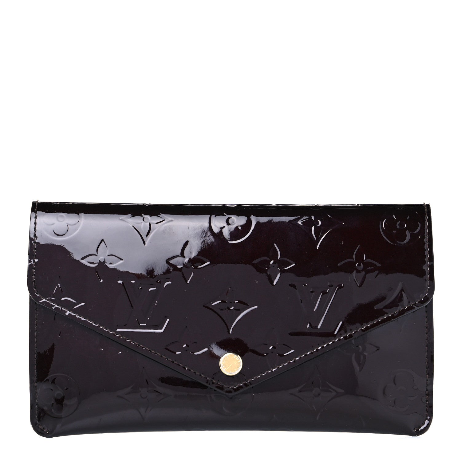 Louis Vuitton Vernis Jeanne Wallet Amarante 2 of 10