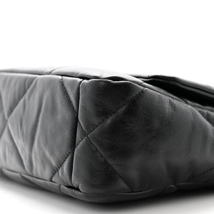 Chanel Lambskin Quilted Medium Chanel 19 Flap Black 10 of 10