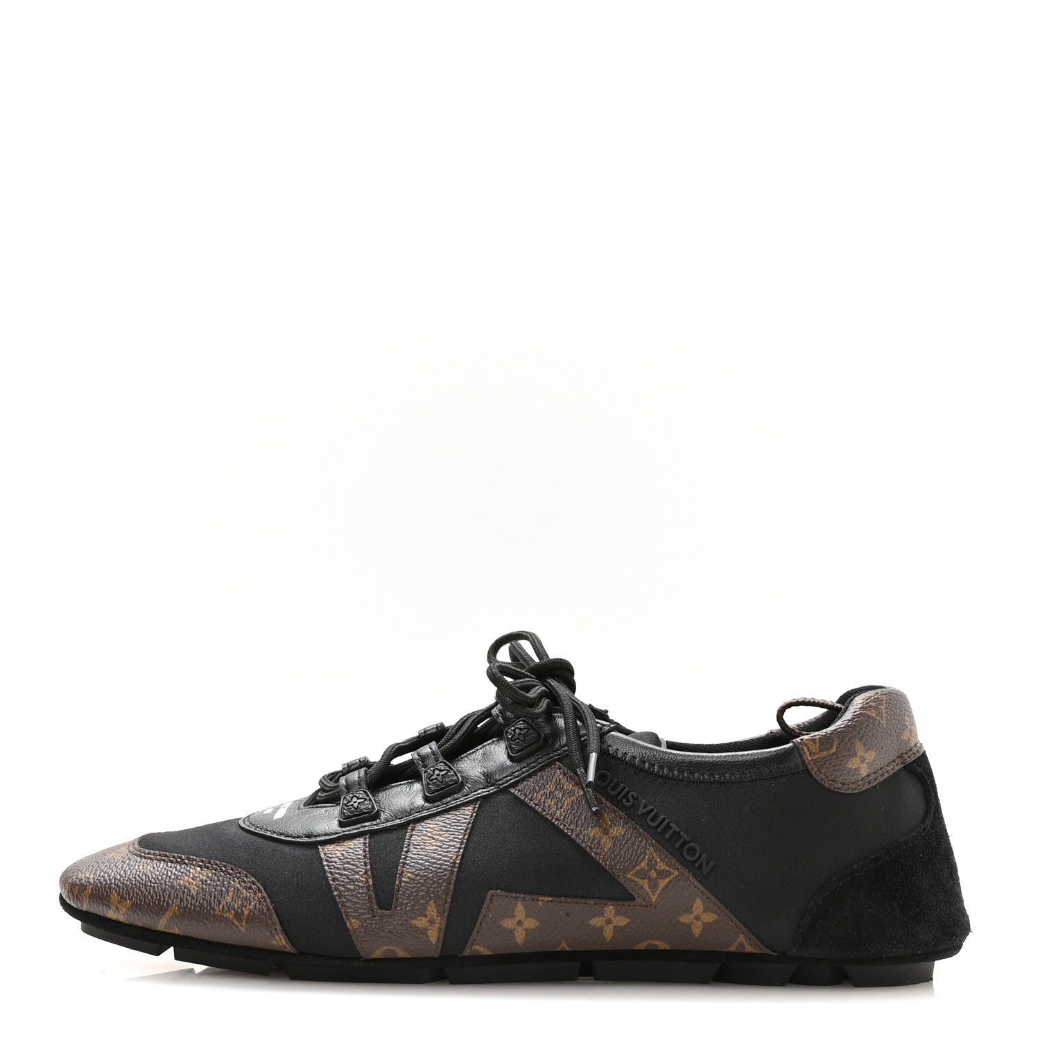 Louis Vuitton Monogram Calfskin Womens LV Sneakerina 40 Black 1 of 8
