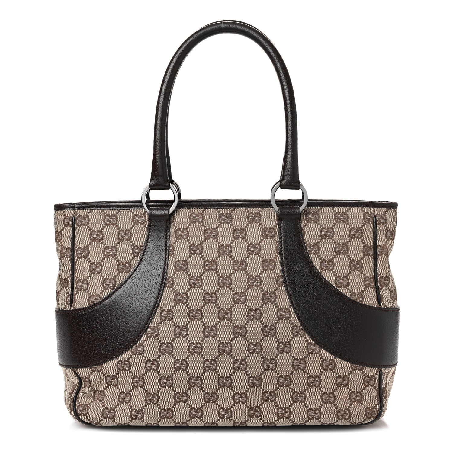 Gucci Monogram Shoulder Bag Dark Brown 1 of 11