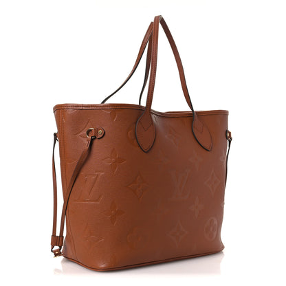 Louis Vuitton Empreinte Monogram Giant Neverfull MM Cognac 4 of 11