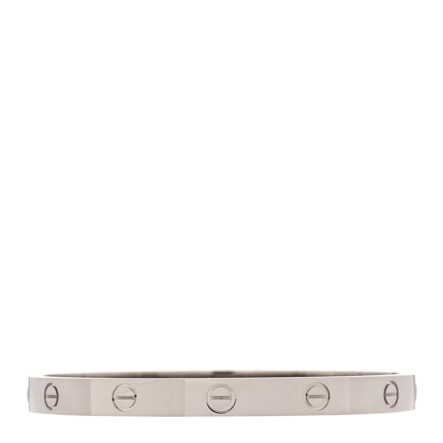 Cartier 18K White Gold LOVE Bracelet 18 2 of 7