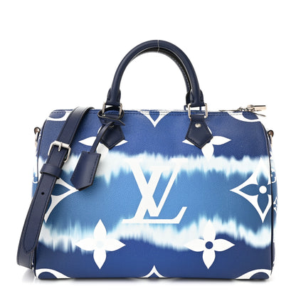 Louis Vuitton Monogram Escale Speedy Bandouliere 30 Blue 1 of 11