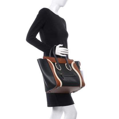 Celine Smooth Calfskin Mini Tri-Color Luggage Multicolor 2 of 8