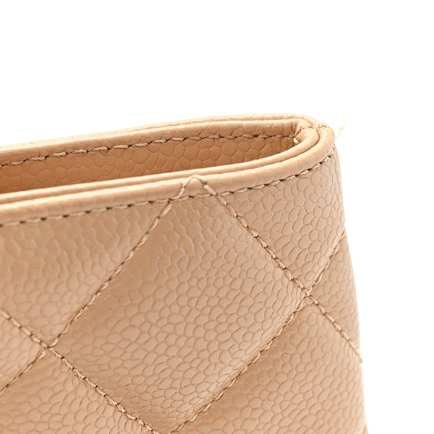 Chanel Caviar Quilted Medallion Tote Beige 13 of 13