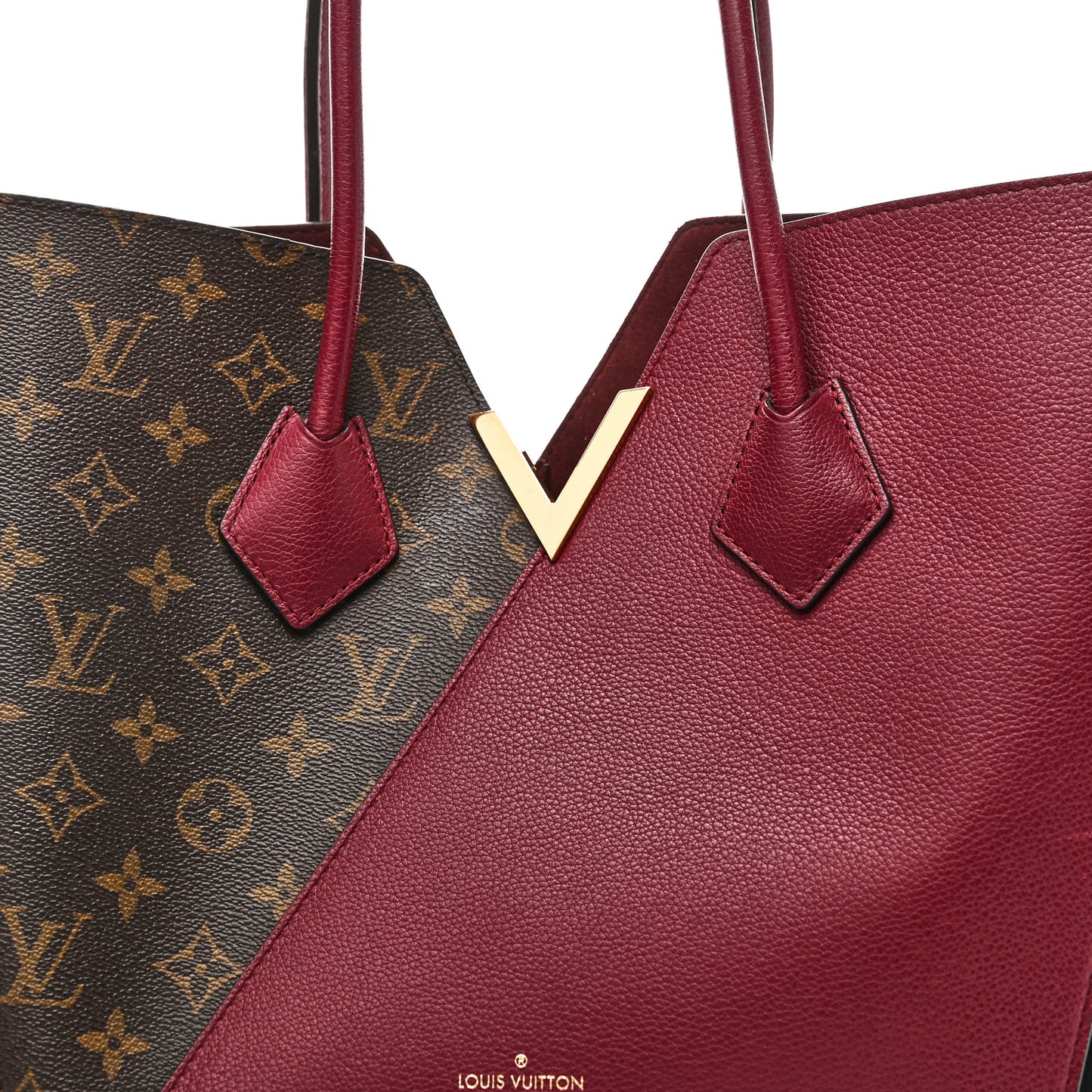 Calfskin Monogram Kimono Tote Grape