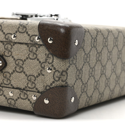 Gucci GG Supreme Monogram Globe-Trotter Beauty Case Brown 9 of 10