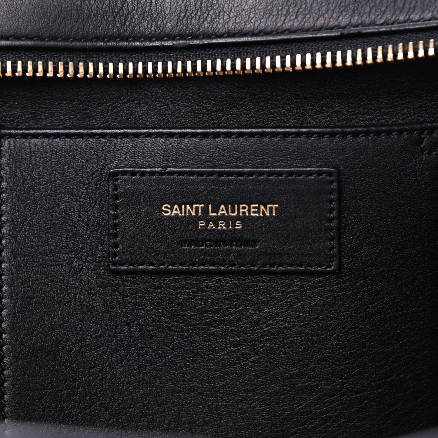 Calfskin Small Classic Y Cabas Black