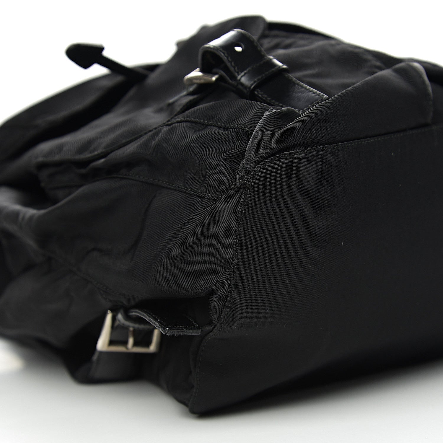 Prada Nylon Vela Medium Backpack Black 7 of 9
