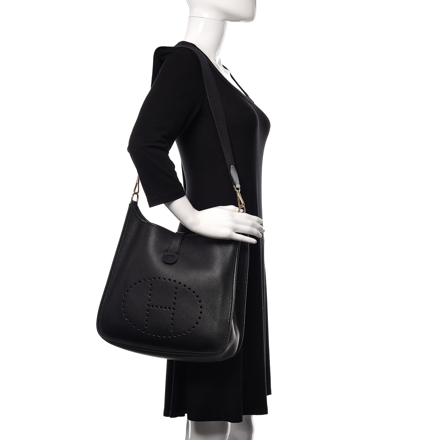 Hermes Gulliver Evelyne PM Black 2 of 15