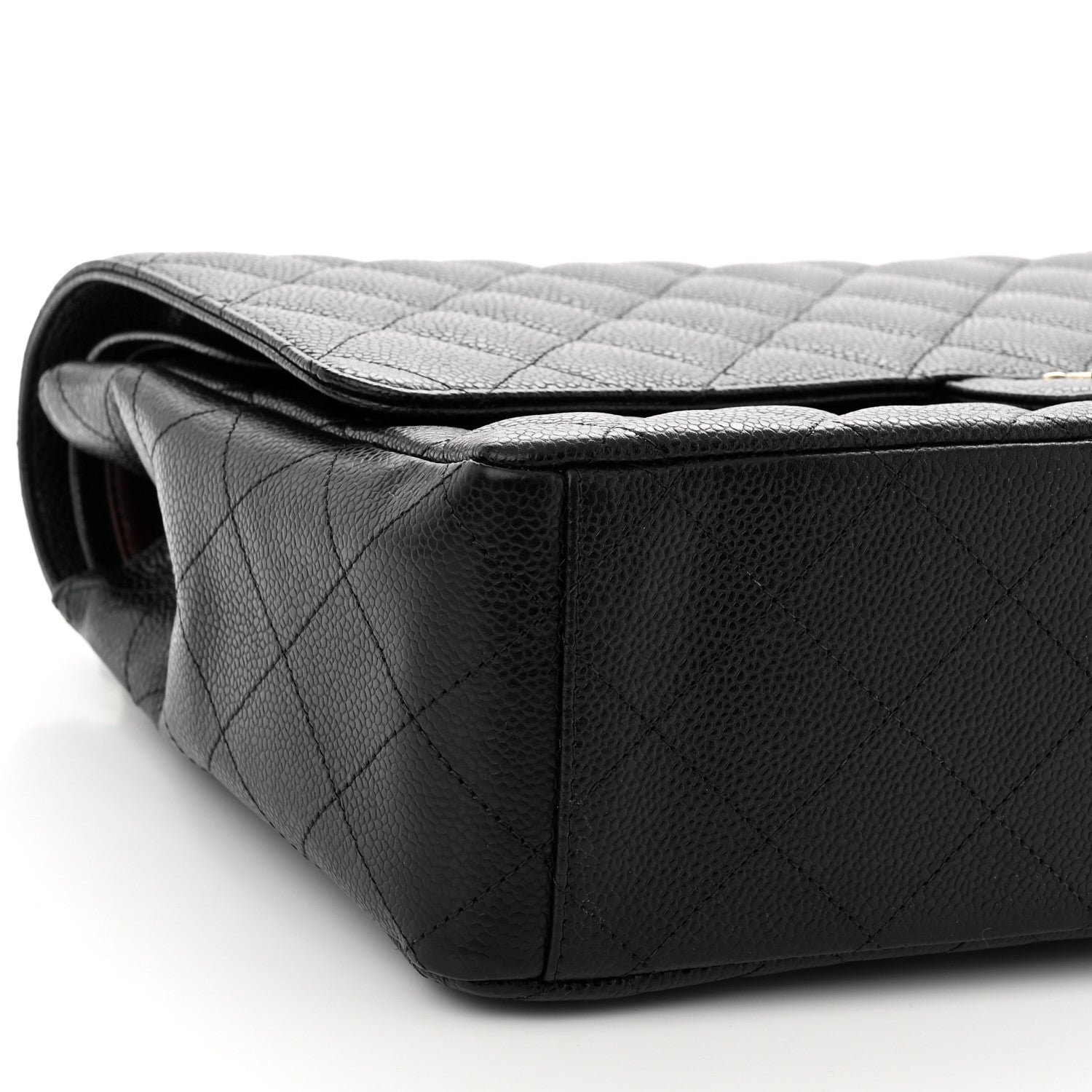 Chanel Caviar Quilted Maxi Double Flap Black 8 of 12
