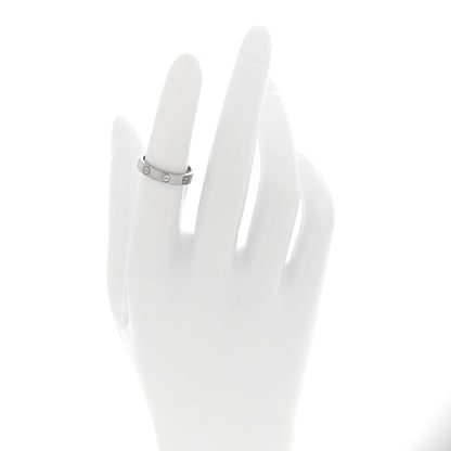 Cartier 18K White Gold 3.5mm LOVE Wedding Band Ring 50 5.25 2 of 5