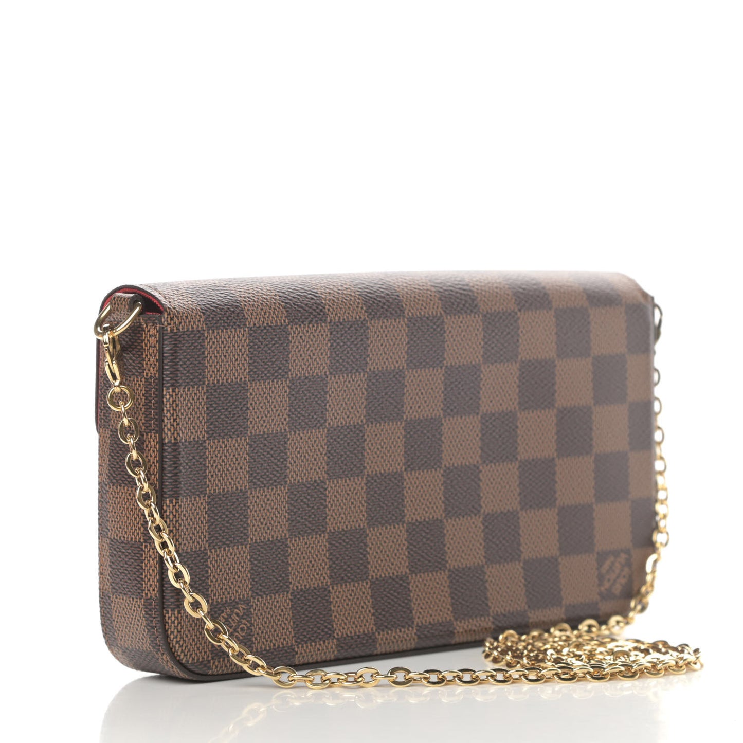 Damier Ebene Pochette Felicie Chain Wallet