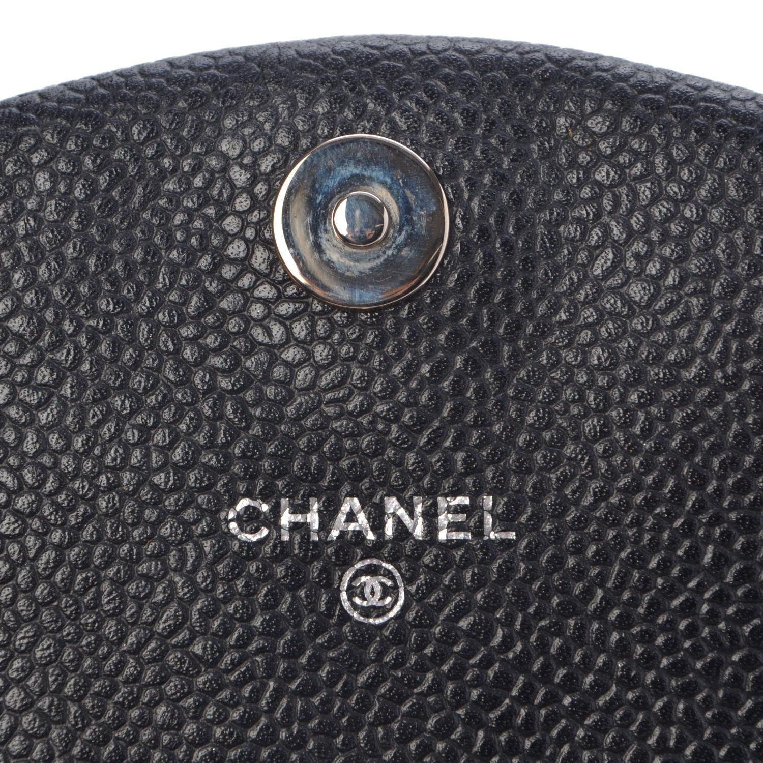 Chanel Caviar Half Moon Wallet On Chain WOC Black 5 of 10
