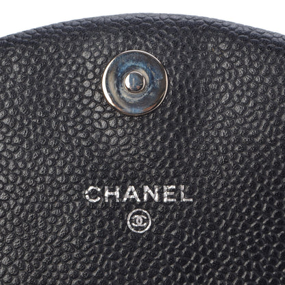 Chanel Caviar Half Moon Wallet On Chain WOC Black 5 of 10