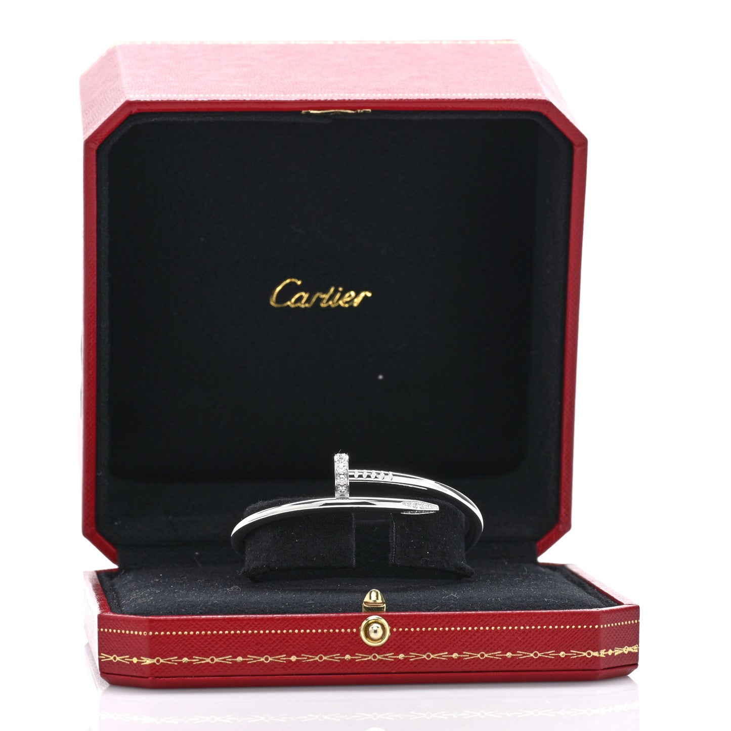 18K White Gold Diamond Juste Un Clou Bracelet 15