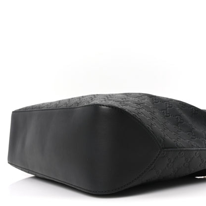 Gucci Guccissima Signature Large Linea A Hobo Black 10 of 10
