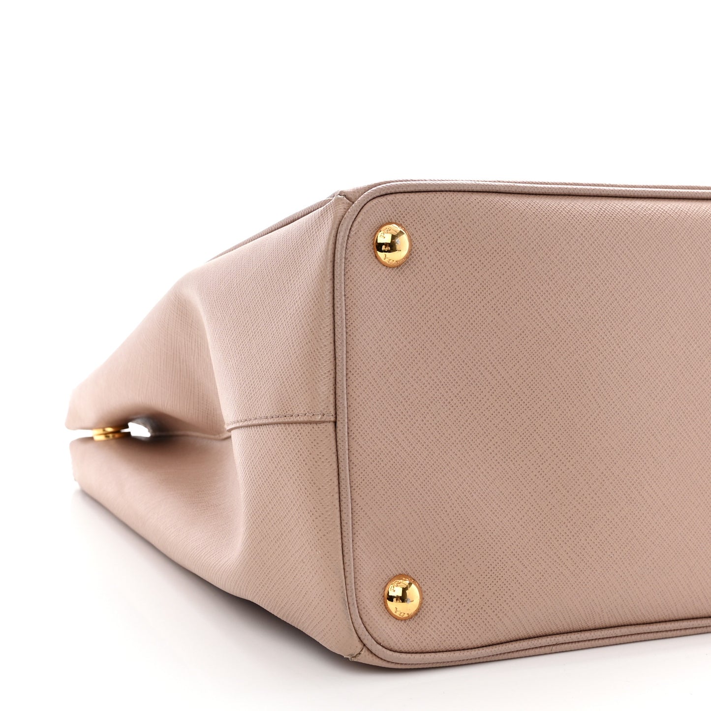 Saffiano Lux Large Galleria Double Zip Tote Cammeo