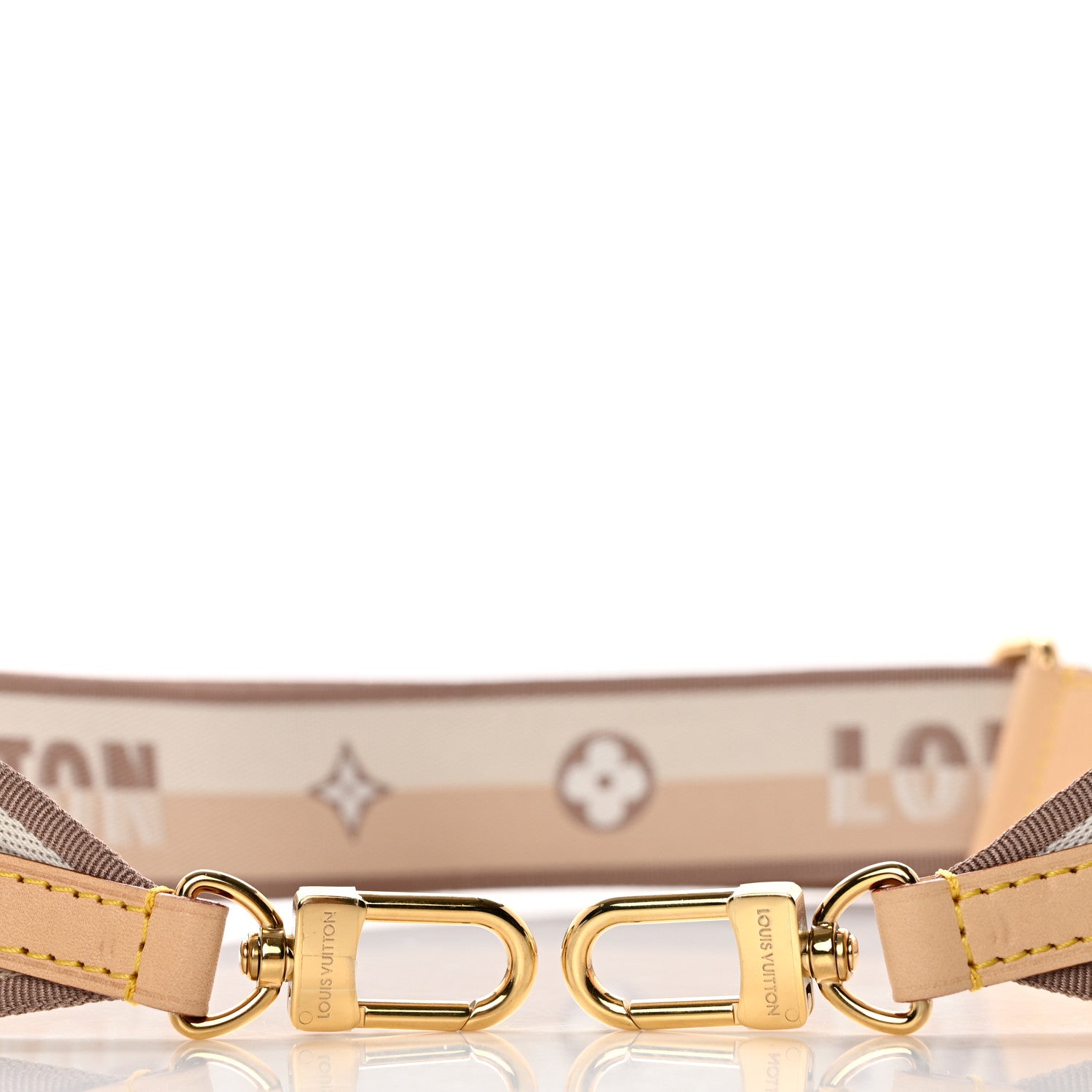 Louis Vuitton Jacquard Speedy Bandouliere 20 Shoulder Strap Beige 4 of 4