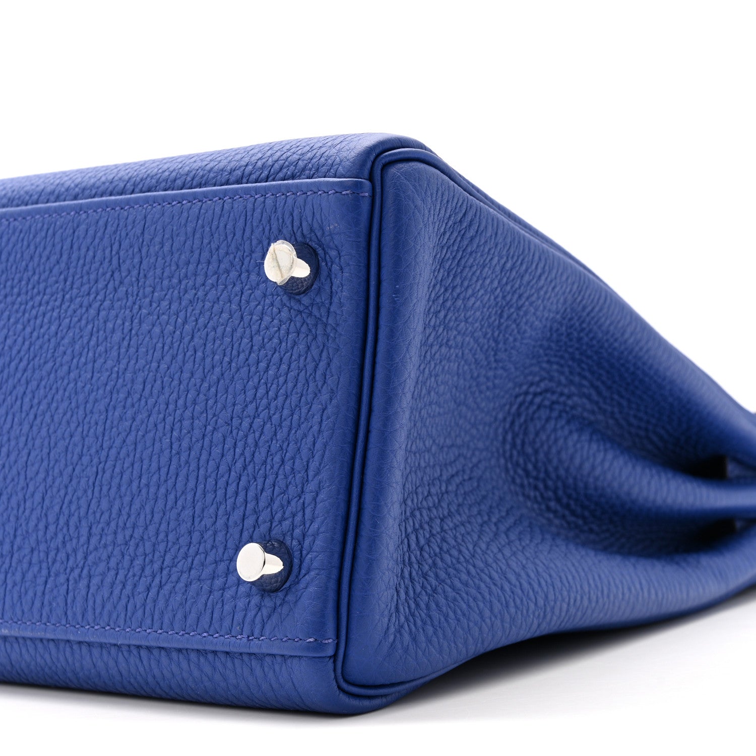 Hermes Togo Kelly Retourne 32 Bleu Electrique 10 of 17