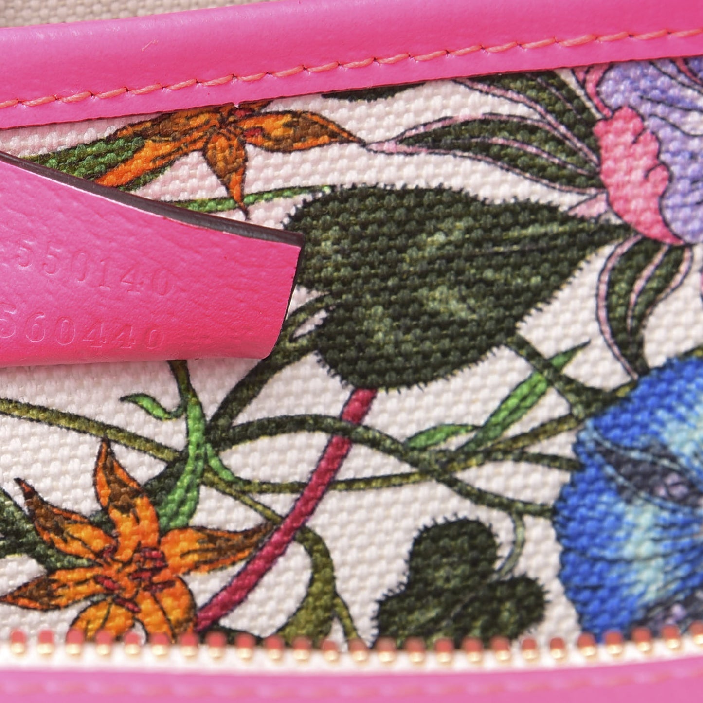 Canvas Large Flora Tote Pink Multicolor Fuchsia