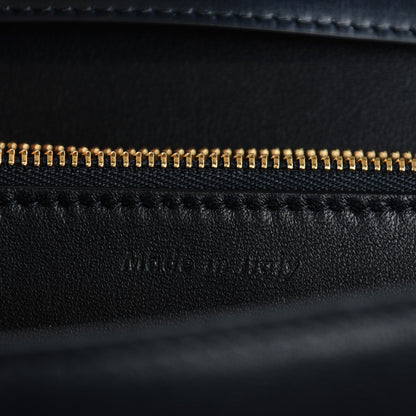 Celine Box Calfskin Medium Classic Box Flap Bag Navy 7 of 8