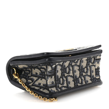 Christian Dior Oblique Nano 30 Montaigne Pouch Blue 4 of 10