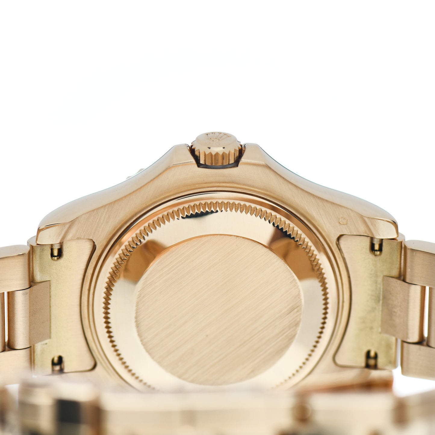 18K Yellow Gold 35mm Oyster Perpetual Date Yacht-Master Watch Blue 68628