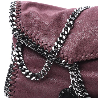 Stella McCartney Shaggy Deer Falabella Fold Over Tote Plum 8 of 8