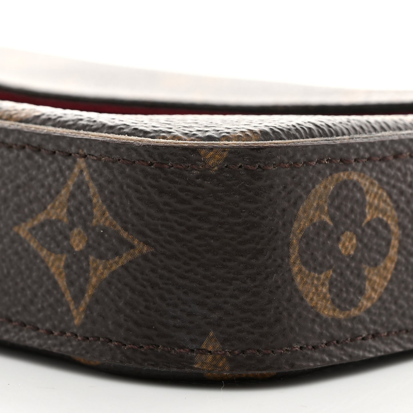 Monogram Pochette Felicie Chain Wallet Fuchsia