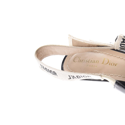 Christian Dior Patent Ribbon J'Adior Slingback 100mm Pumps 36.5 Black 7 of 12