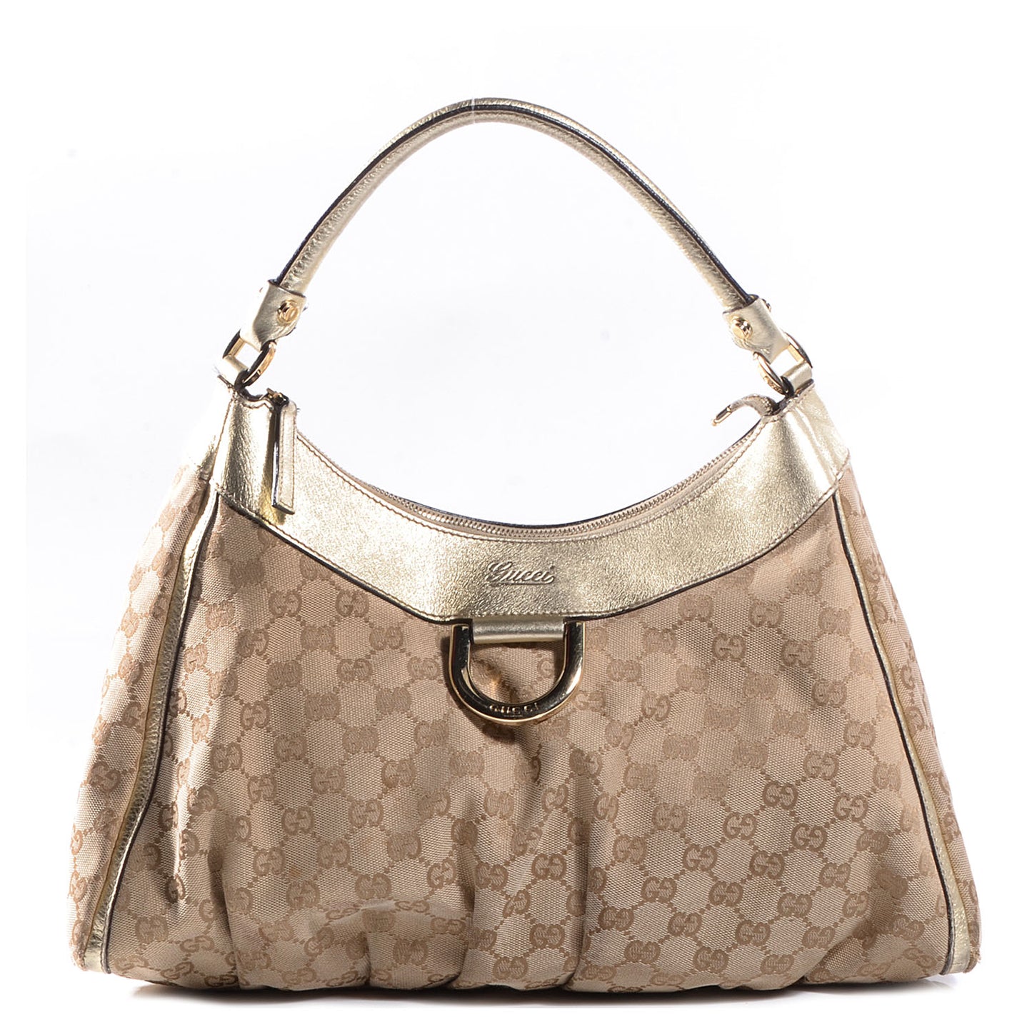Monogram D Gold Large Hobo