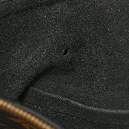 Louis Vuitton Monogram Flower Zipped Tote MM Black 12 of 22