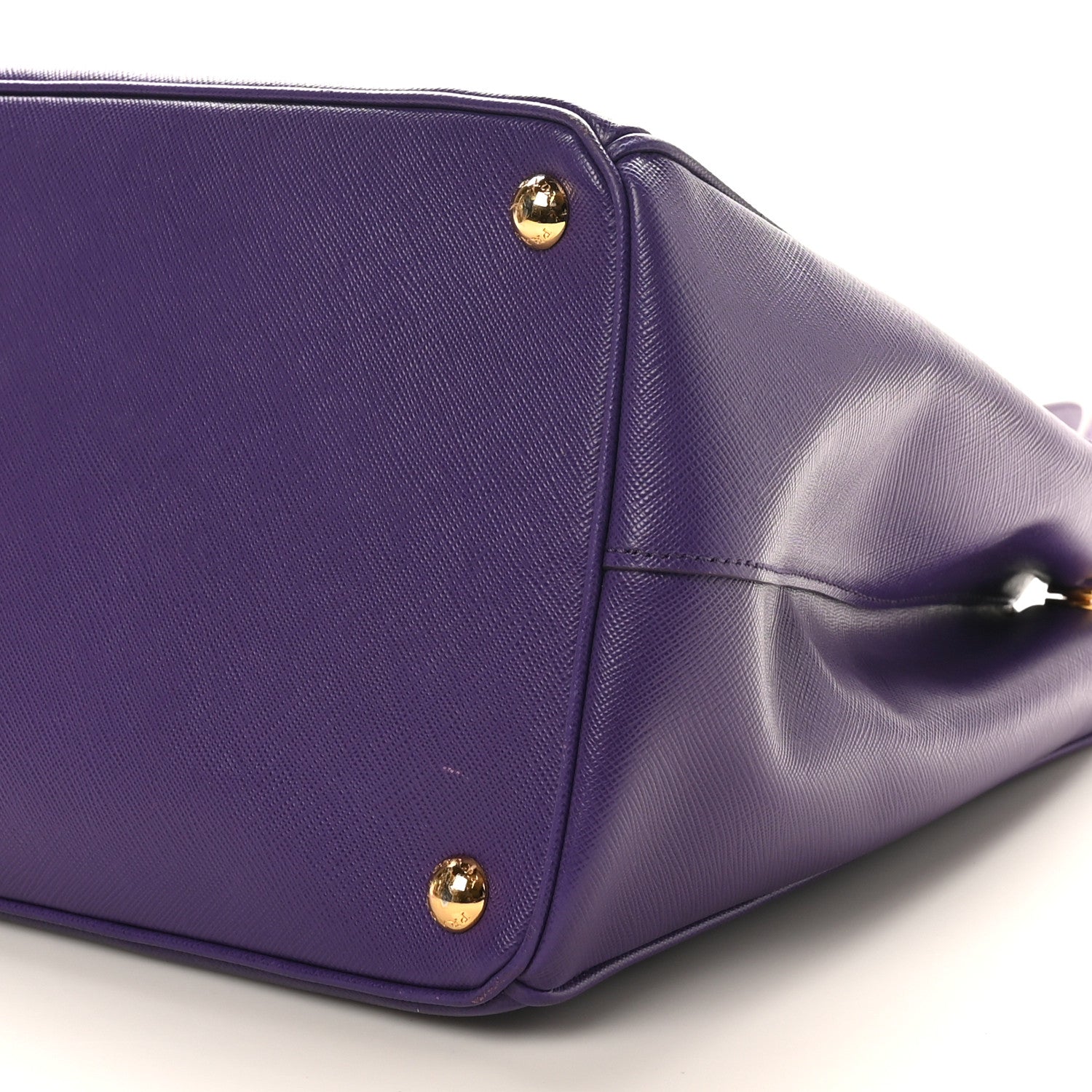 Prada Saffiano Medium Galleria Double Zip Tote Viola 9 of 9