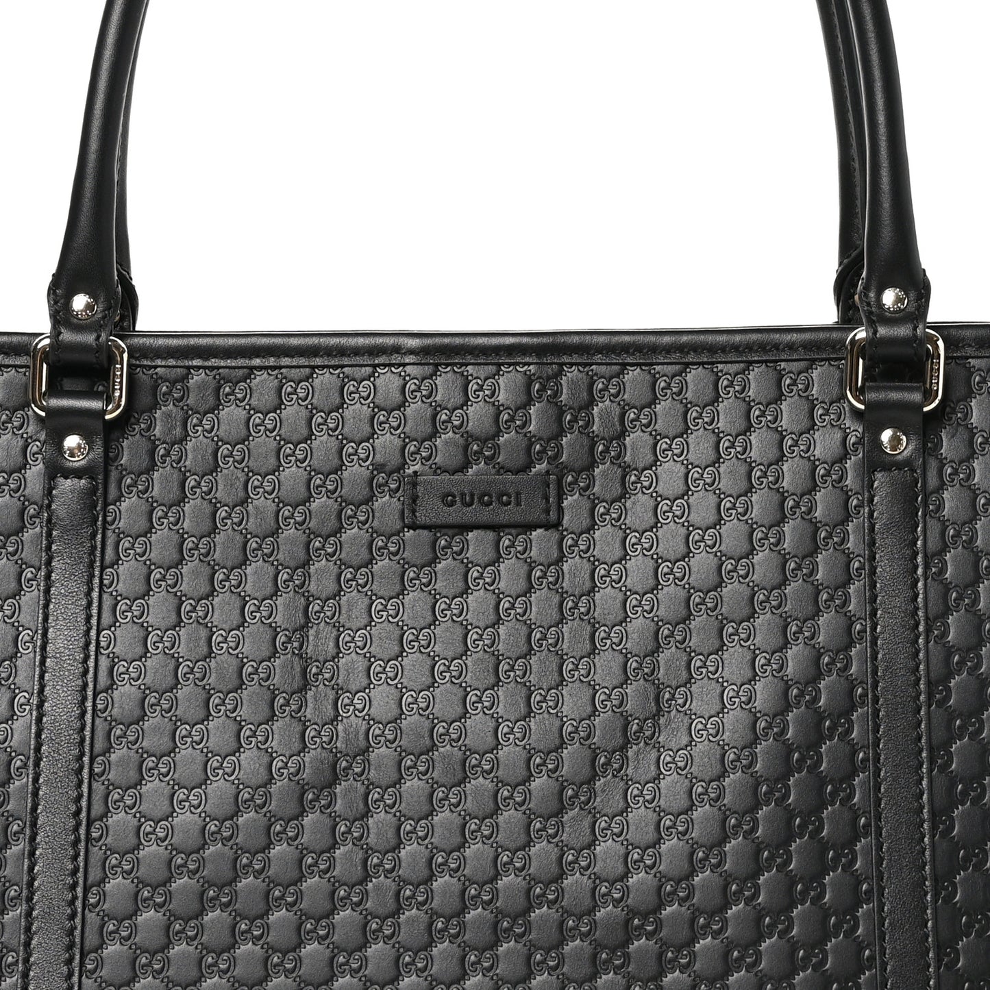 Microguccissima Medium Joy Tote Black