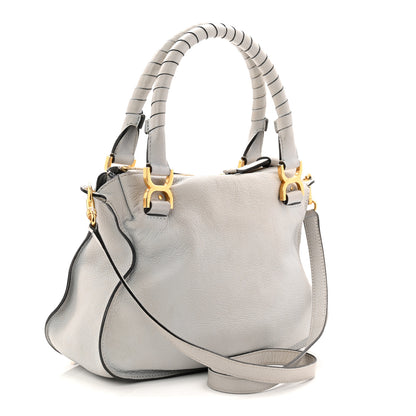 Chloe Calfskin Small Marcie Satchel Faded Blue 3 of 10