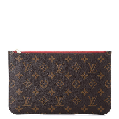 Louis Vuitton Monogram Neverfull MM GM Pochette Cherry 1 of 8