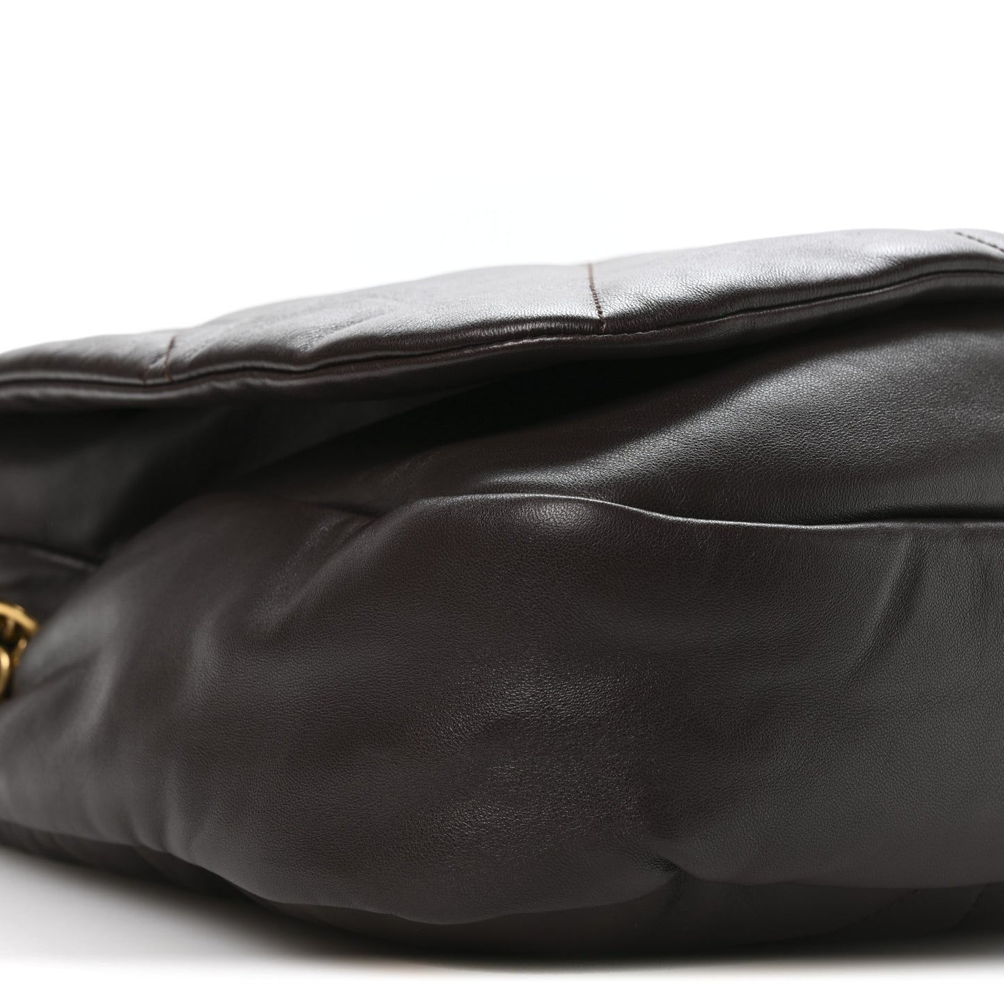 Lambskin Matelasse Monogram Large Jamie 4.3 Dark Sweet Chocolate Dark Sweet Chocolate