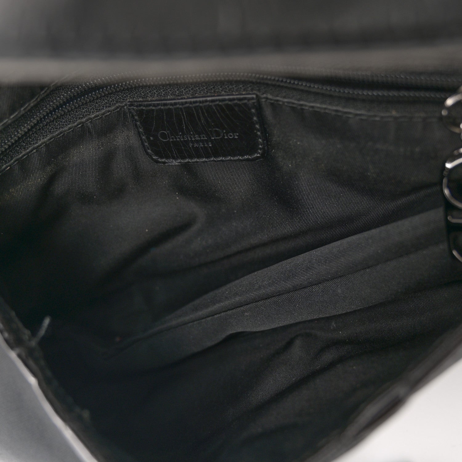 Christian Dior Nylon Saddle bag Black 5 of 13