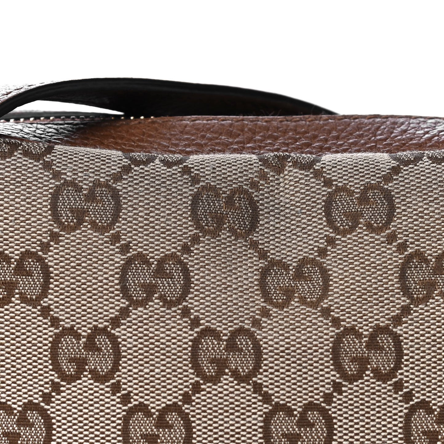 Monogram Mini Bree Messenger Bag Beige Tabacco