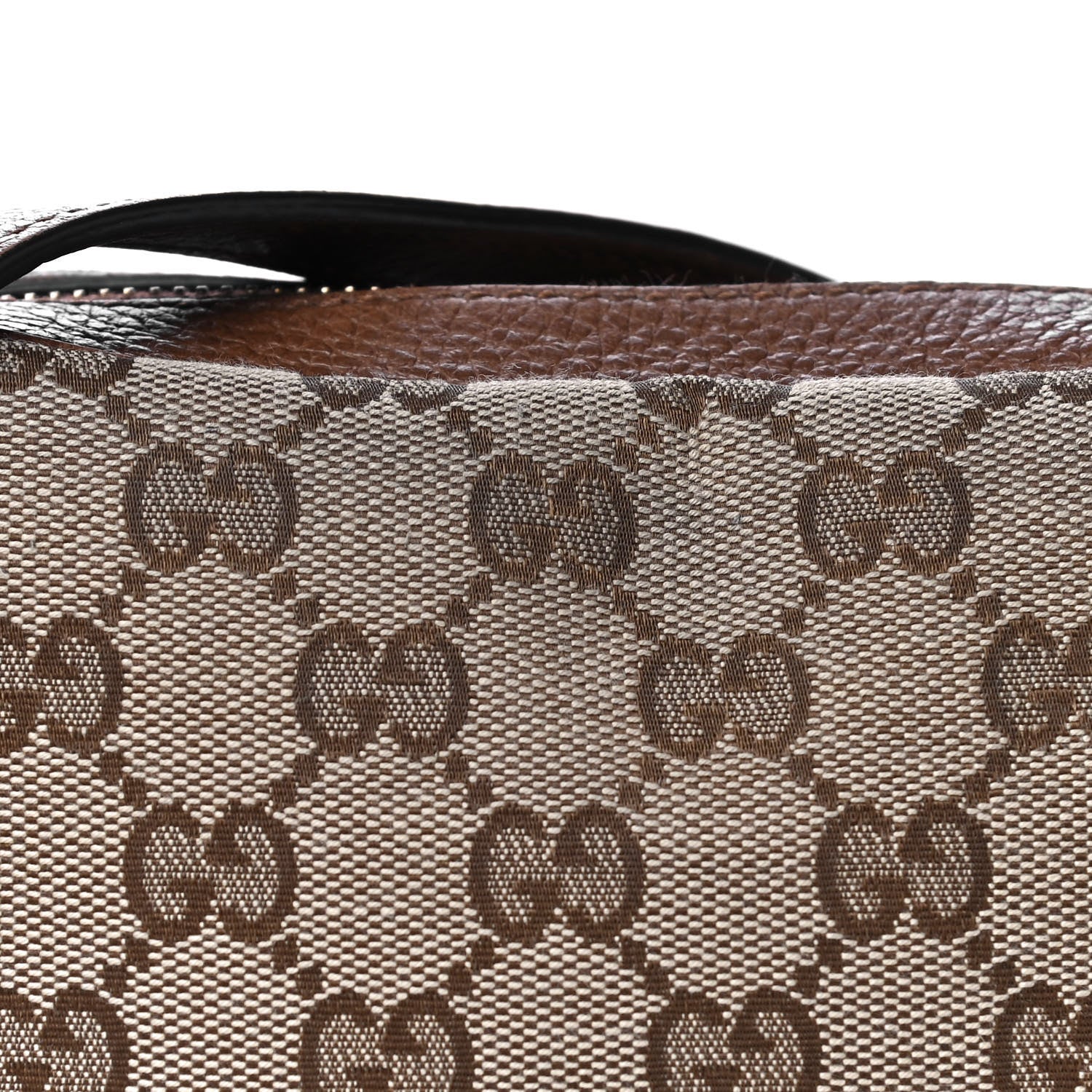 Gucci Monogram Mini Bree Messenger Bag Beige Tabacco 12 of 14