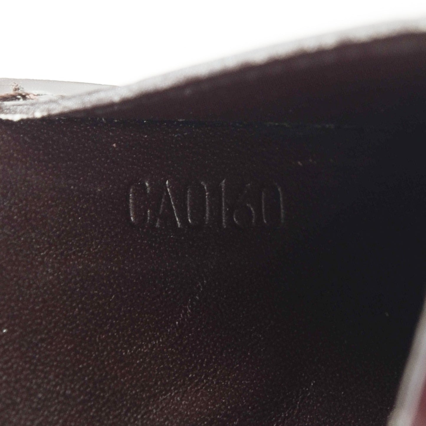 Vernis Business Card Holder Amarante
