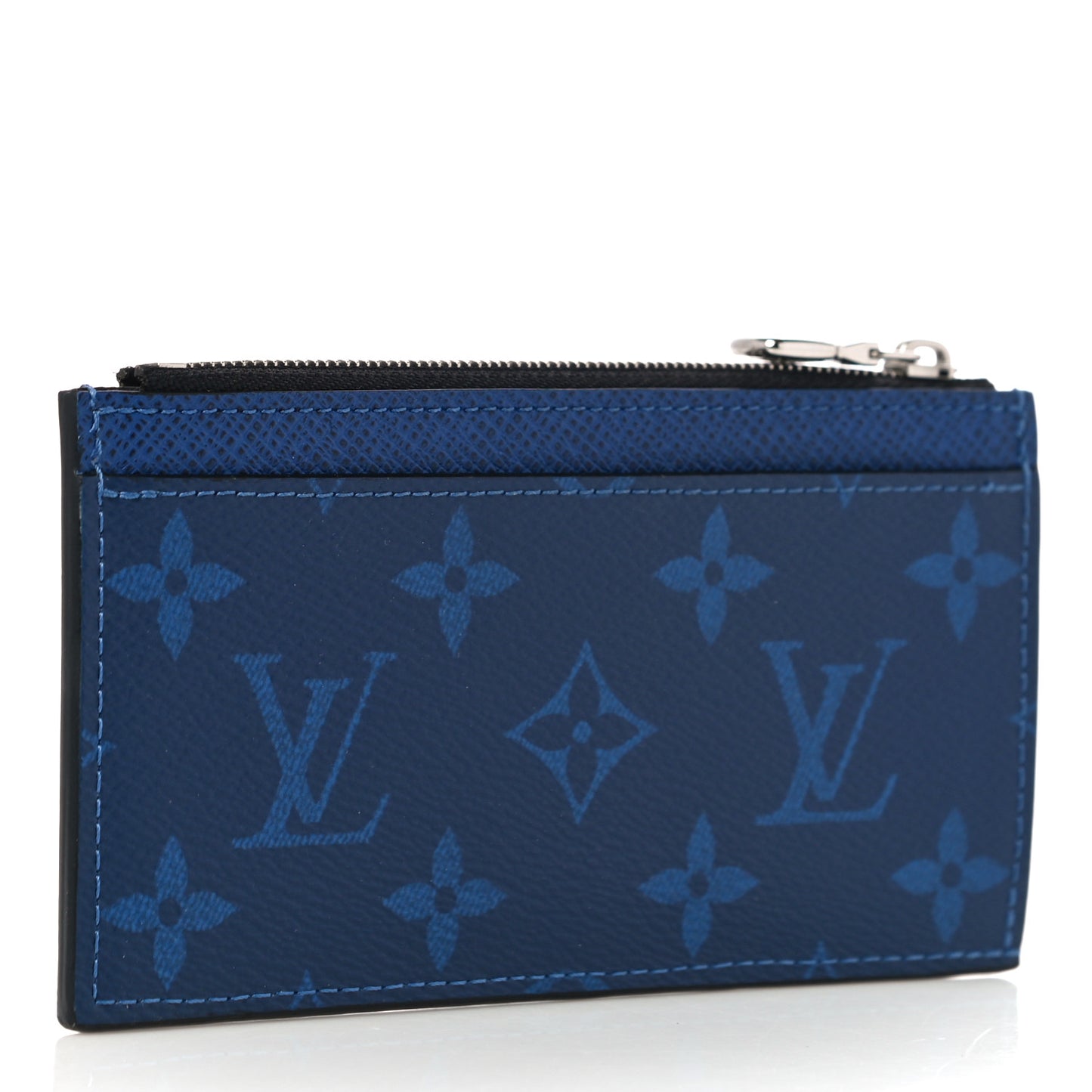 Monogram Taiga Coin Card Holder Cobalt
