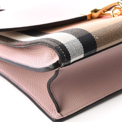 Burberry Derby Calfskin House Check Small Macken Crossbody Bag Pale Orchid 5 of 12