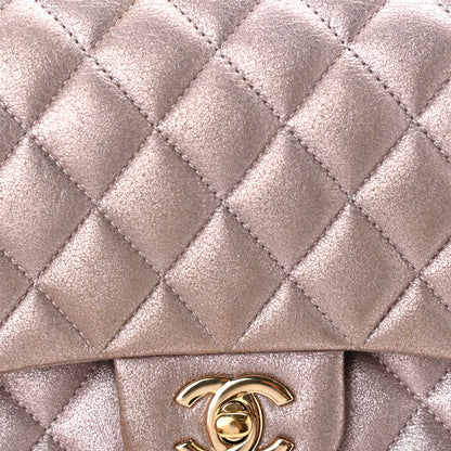 Chanel Iridescent Calfskin Quilted Medium Double Flap Light Pink 8 of 11