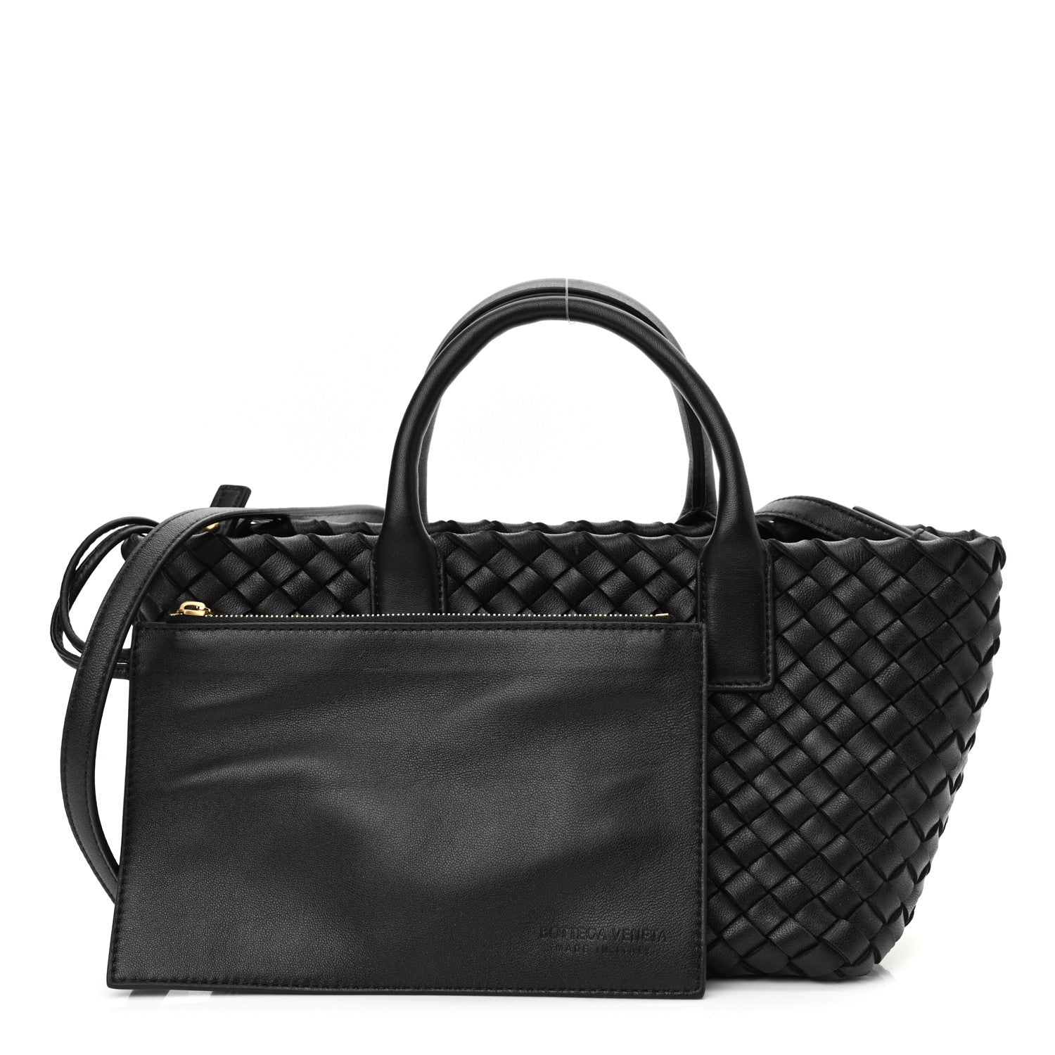 Bottega Veneta Nappa Intrecciato Mini Cabat Black 1 of 10