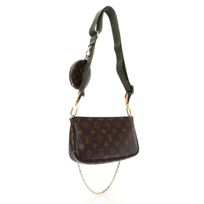 Louis Vuitton Monogram Multi Pochette Accessories Kaki 3 of 9