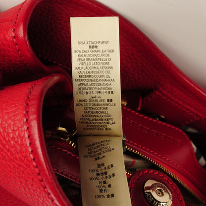 Burberry Grainy Calfskin Canterbury Tote Red 9 of 9