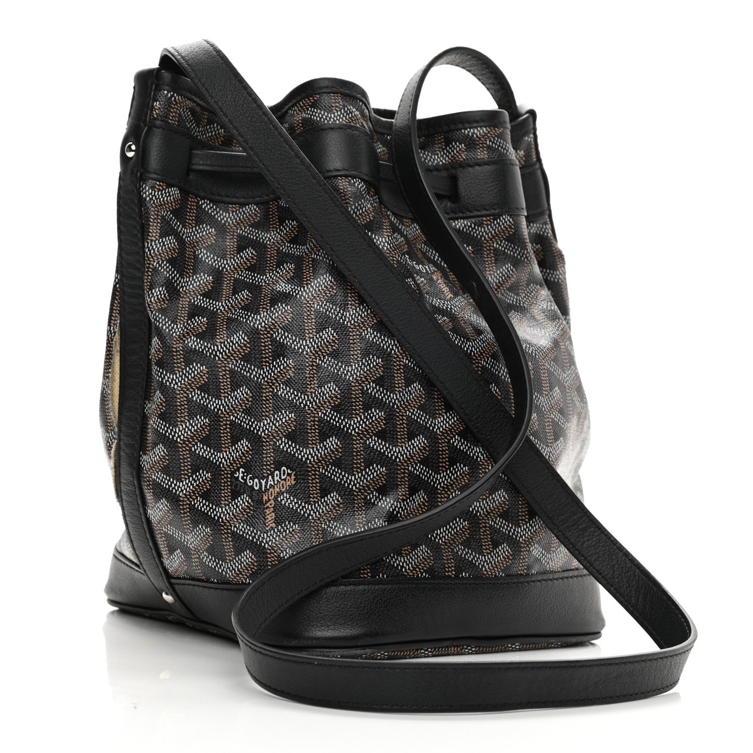 Goyard Goyardine Petit Flot Bucket Bag PM Black 3 of 11